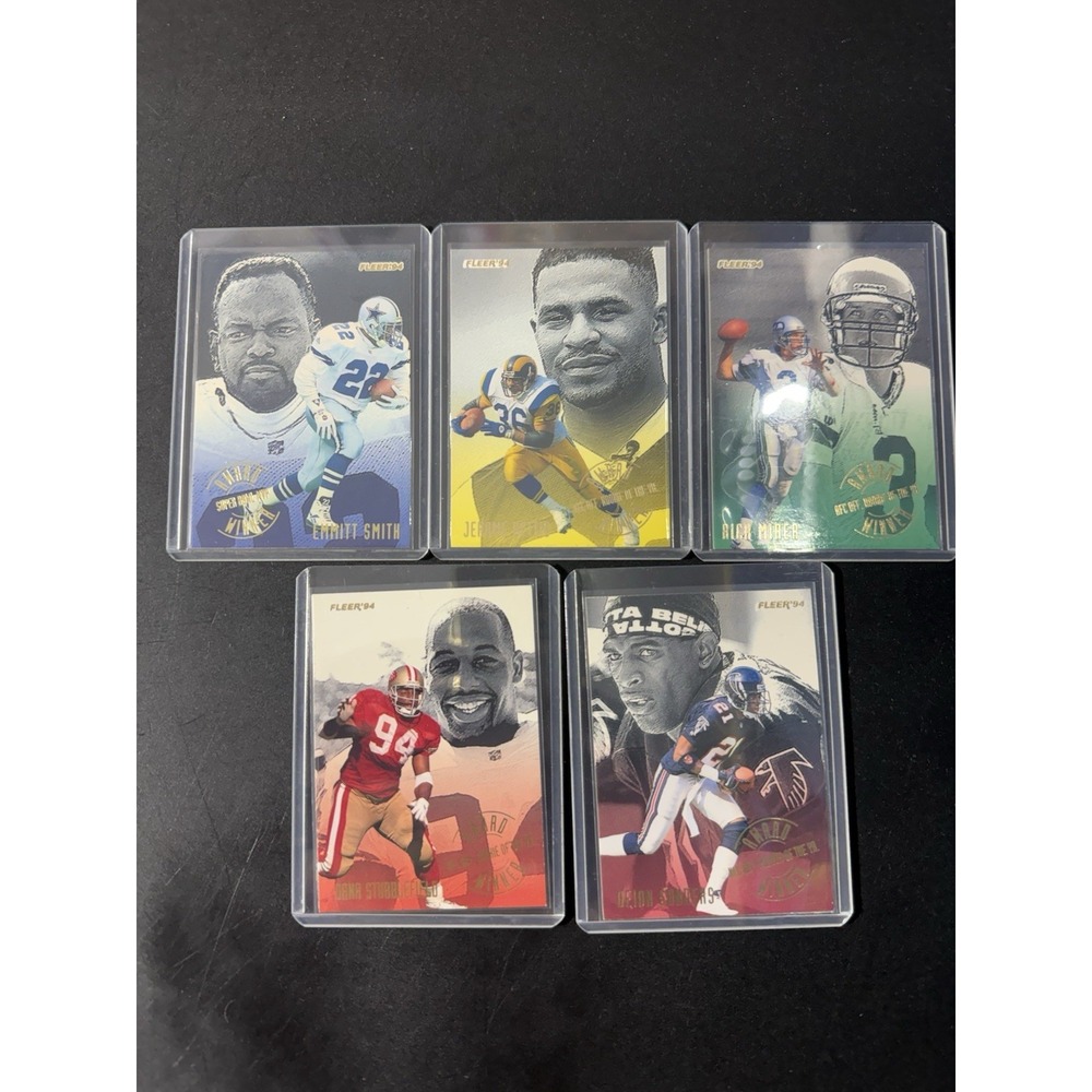 5 - 1994 Fleer Ultra Football Complete Set Award Winners Insert Cards‎ E Smith